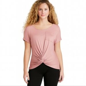 Venus Blush Pink Knot Front Top L